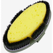 LeMieux Bürste Flexi mit Schwamm Lila