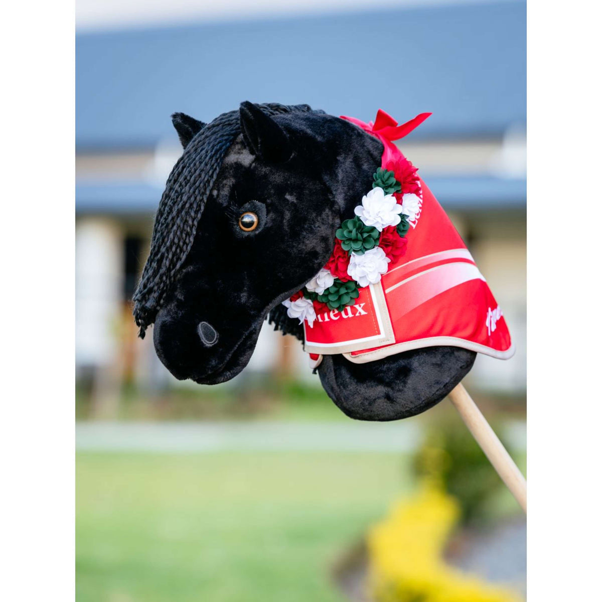 LeMieux Hobby Horse Flower Sash Rot