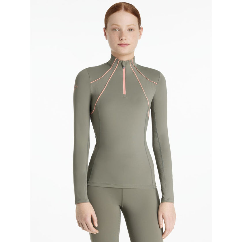 LeMieux Baselayer Young Rider Mia Mesh Rosemary