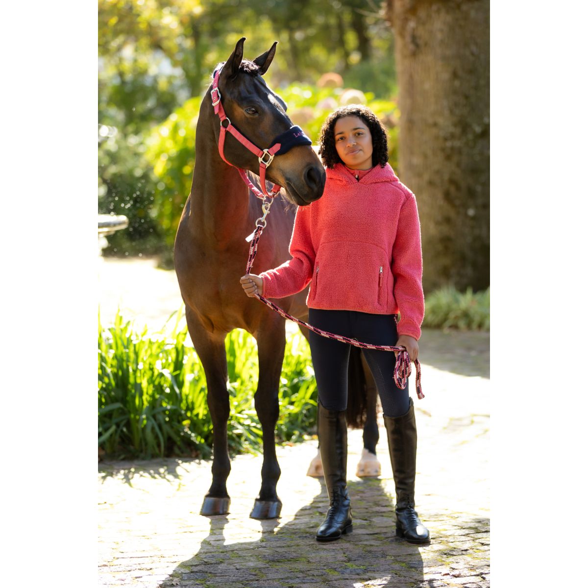 LeMieux Hoodie Young Rider Avalon Cranberry