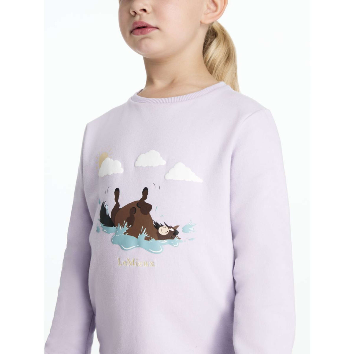 LeMieux Pullover Mini Poppy Kinder Lila