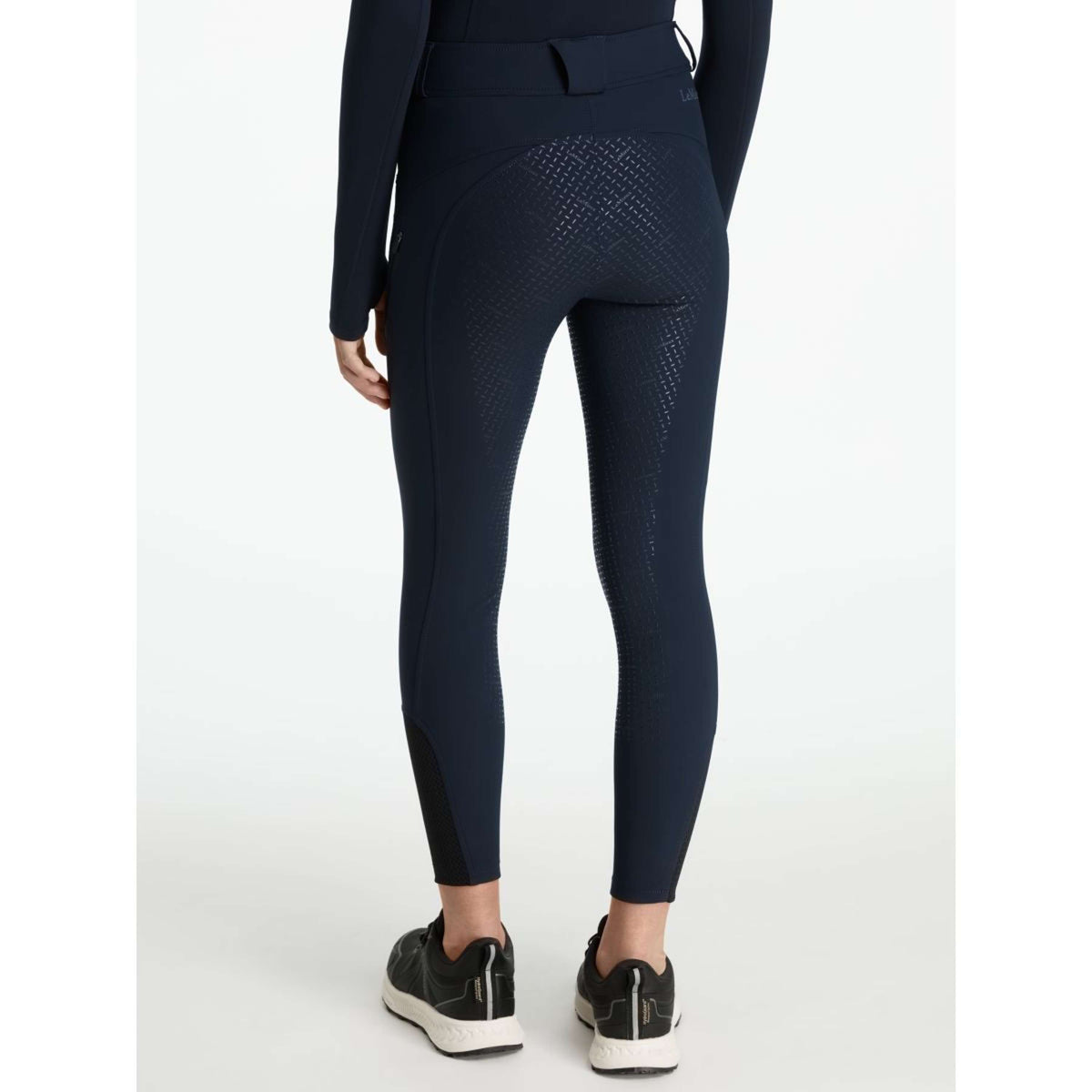 LeMieux Reitleggings Young Rider Ella Brushed Full Grip Navy