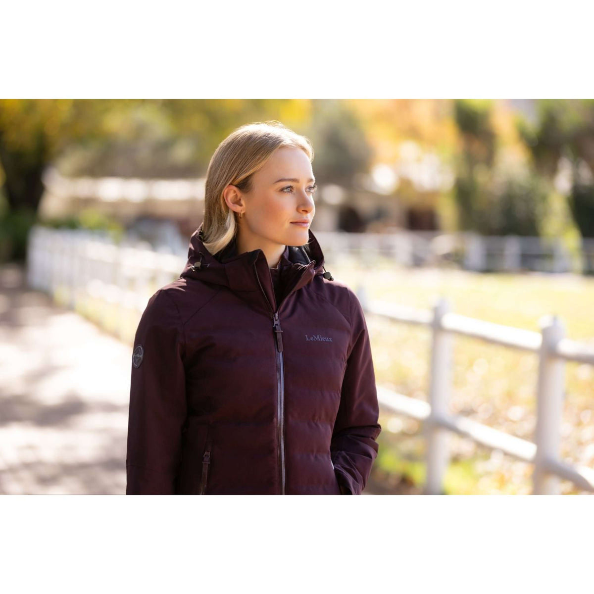 LeMieux Jacke Brooke Waterproof Damson