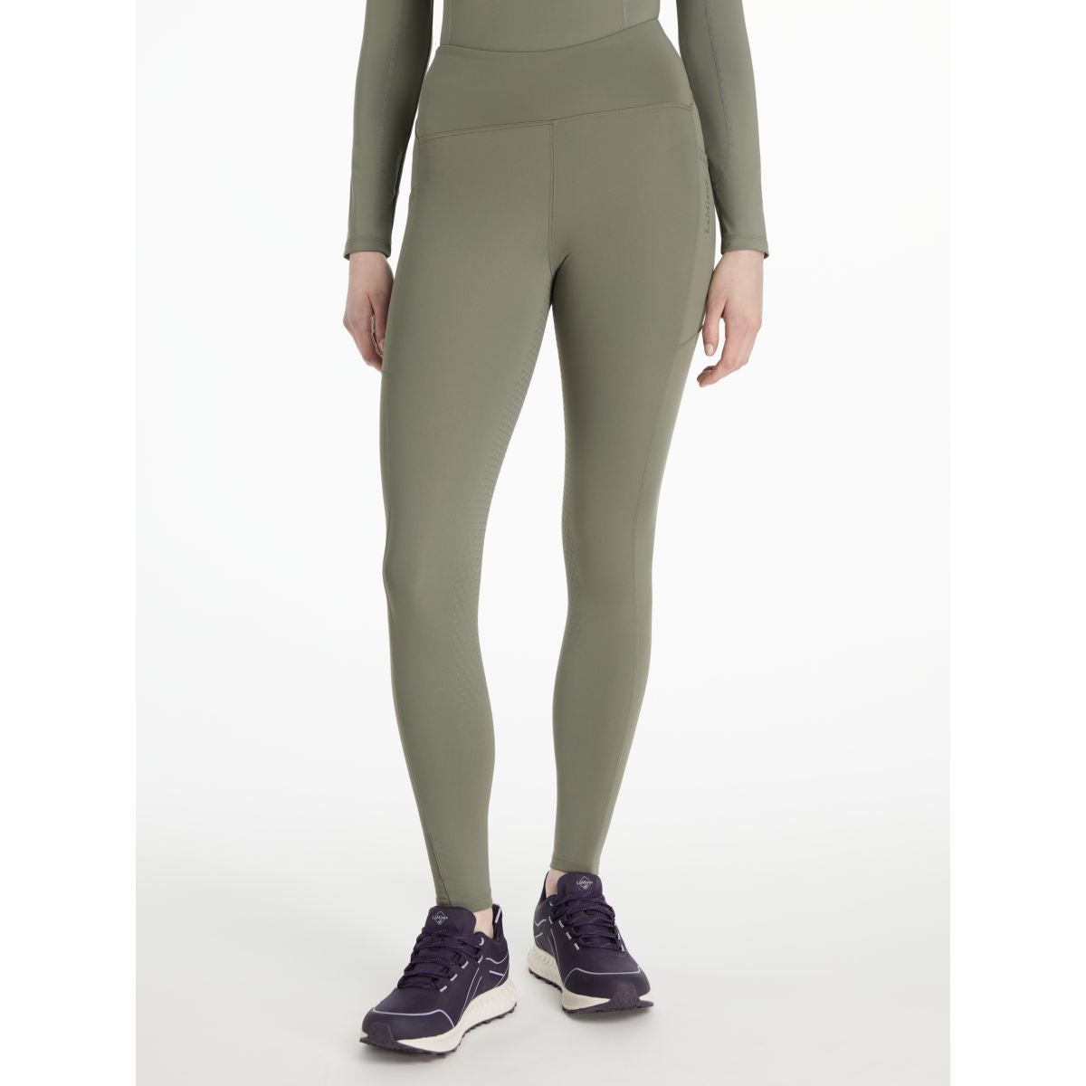 LeMieux Reitleggings Natalie Brushed Rosemary