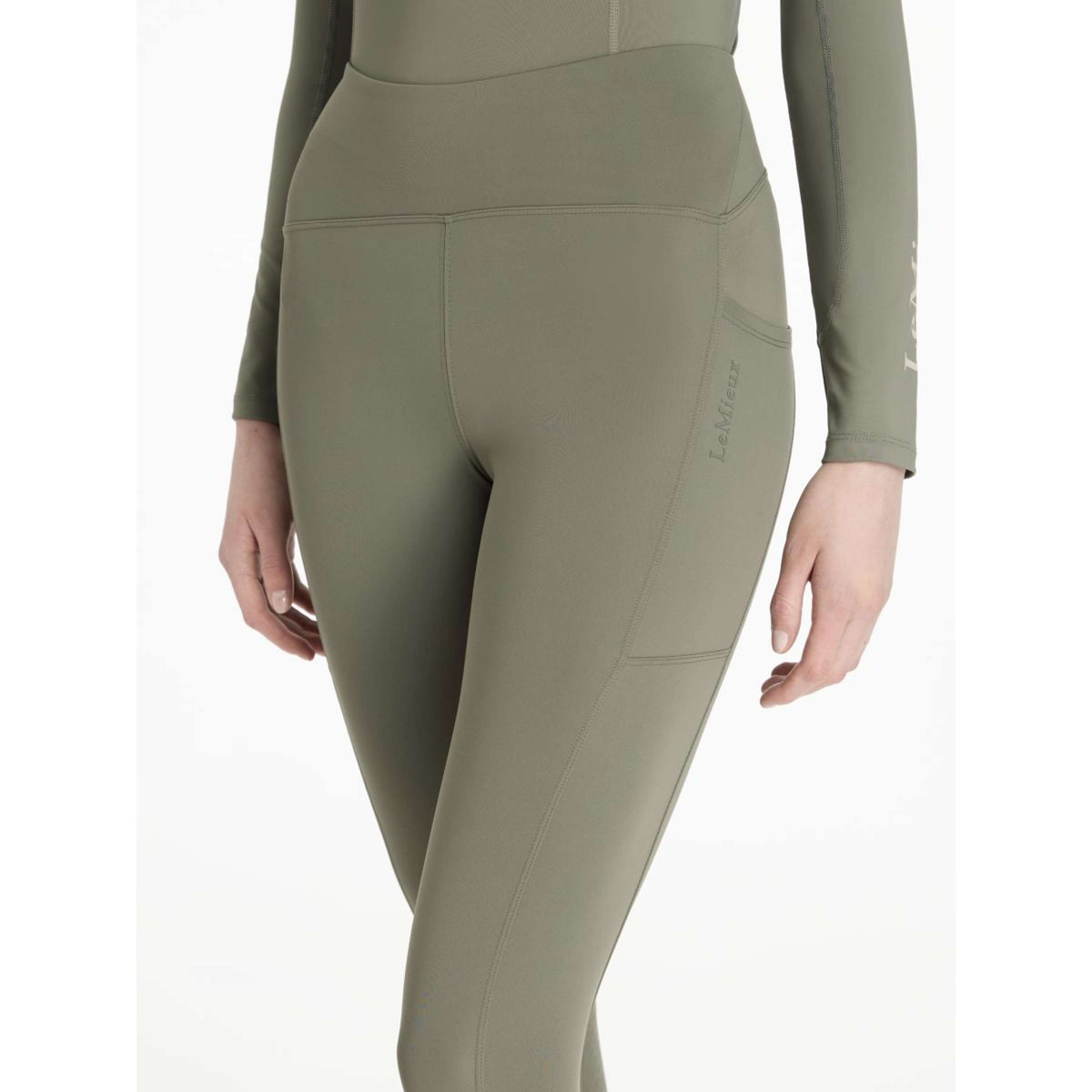 LeMieux Reitleggings Natalie Brushed Rosemary