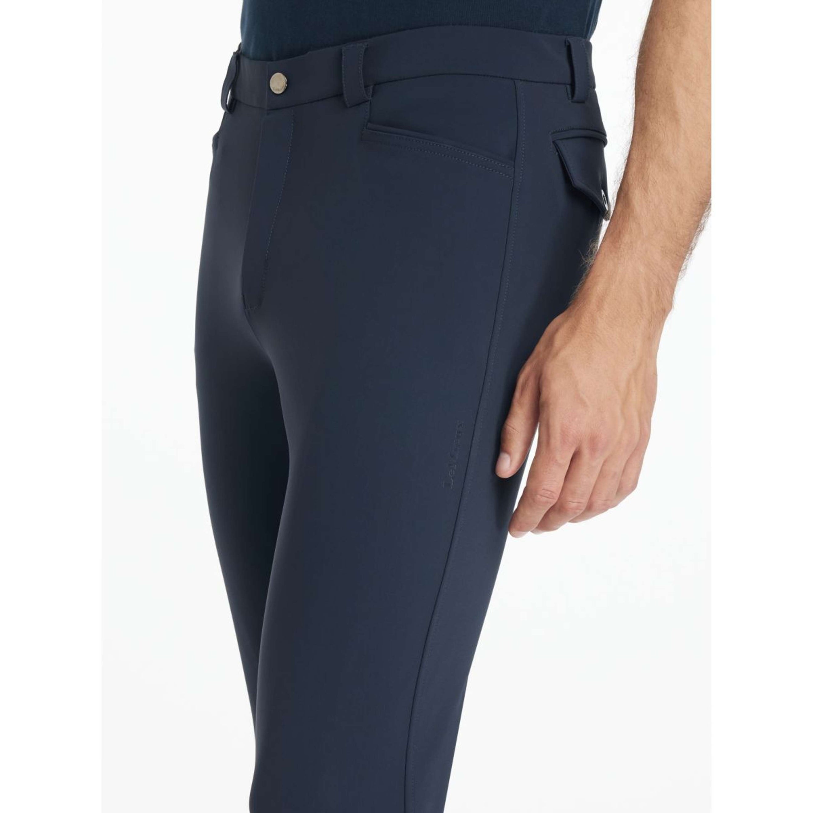 LeMieux Reithose Sports Knee Grip Herren Navy