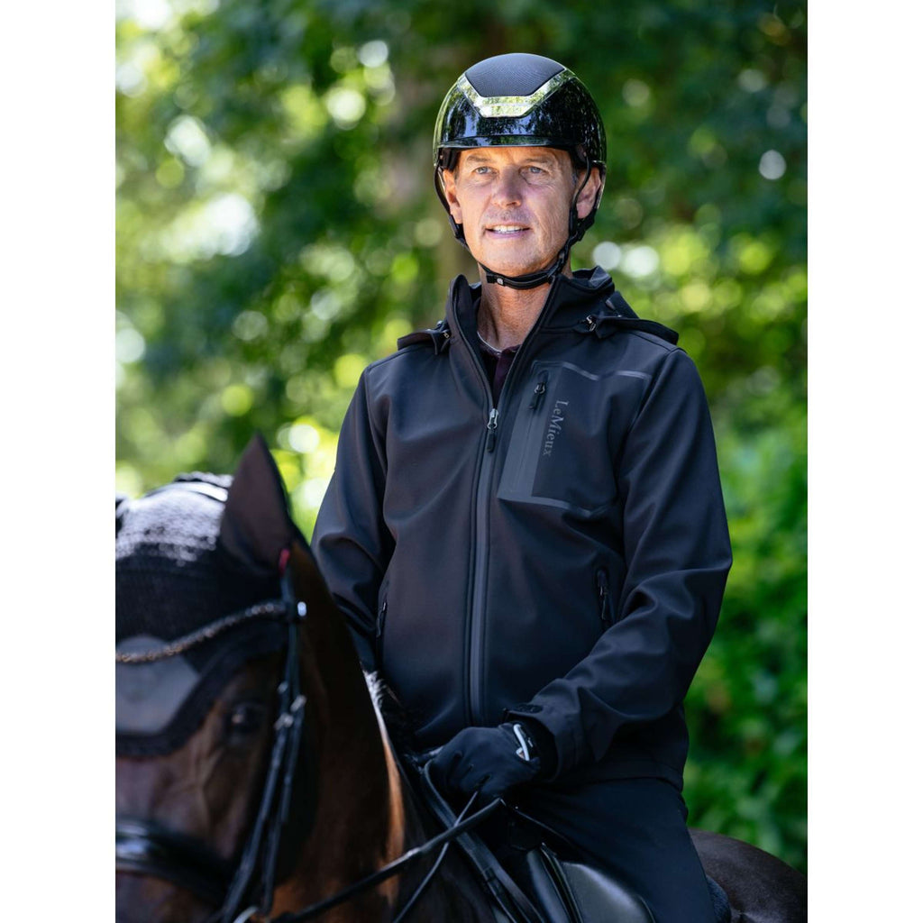 LeMieux Jacke Softshell Herren Schwarz