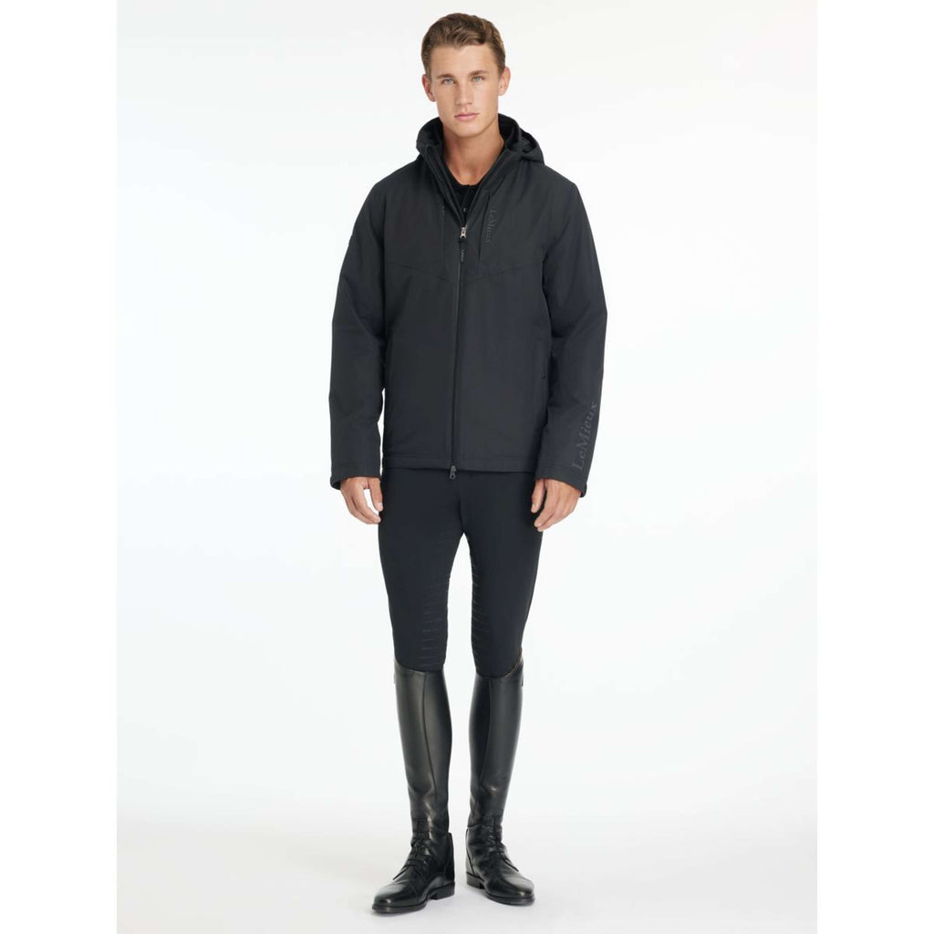 LeMieux Regenjacke Team Waterproof Herren Schwarz