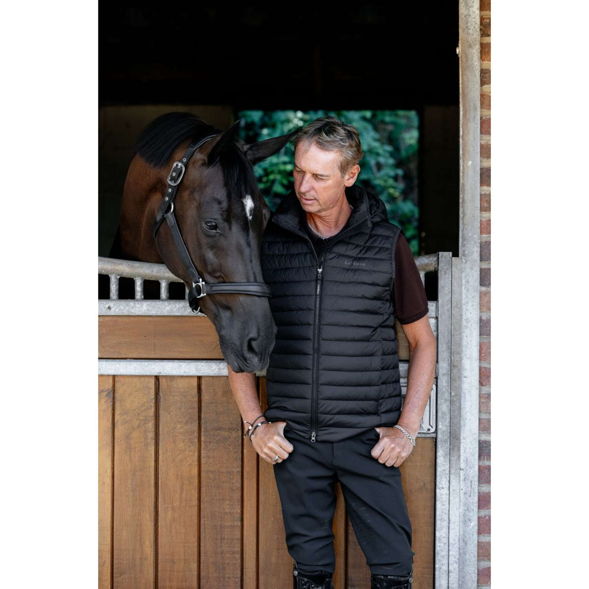LeMieux Weste Puffer Herren Schwarz