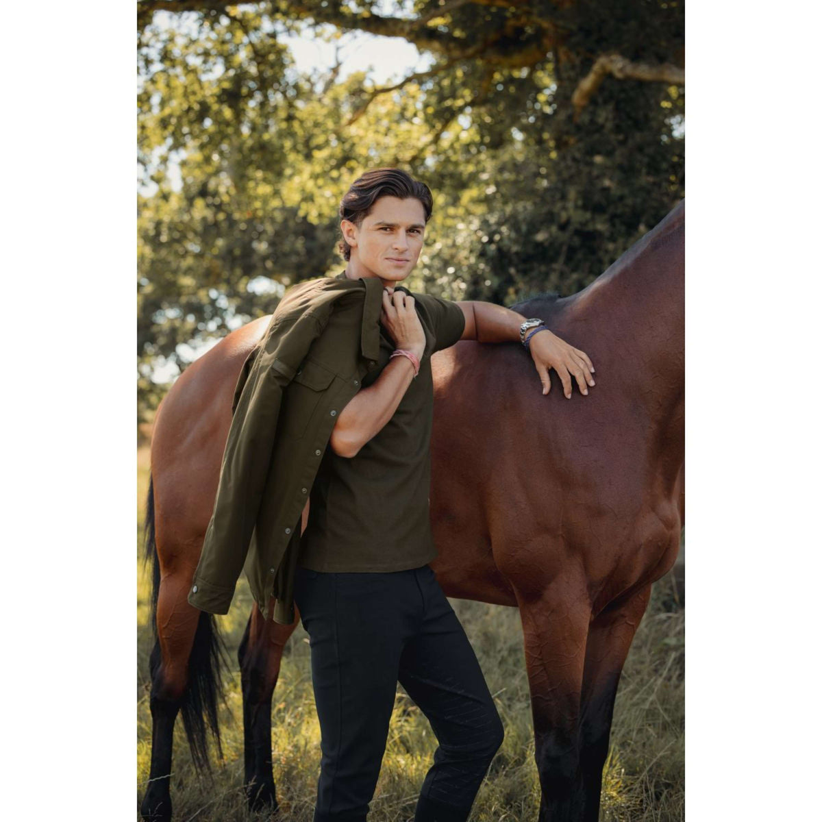 LeMieux Bluse Showerproof Shacket Herren Alpine