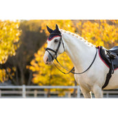 LeMieux Fliegenhaube Classic Navy/Cranberry