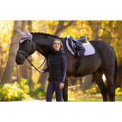 LeMieux Schabracke Merino Suede Springen Lila