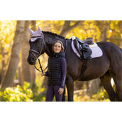 LeMieux Schabracke Merino Suede Springen Lila