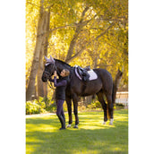 LeMieux Schabracke Merino Suede Springen Lila