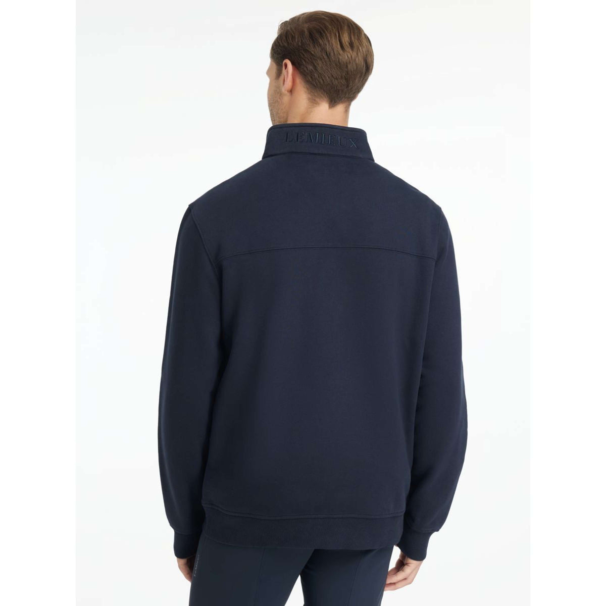 LeMieux Sweater Quarter Neck Herren Navy