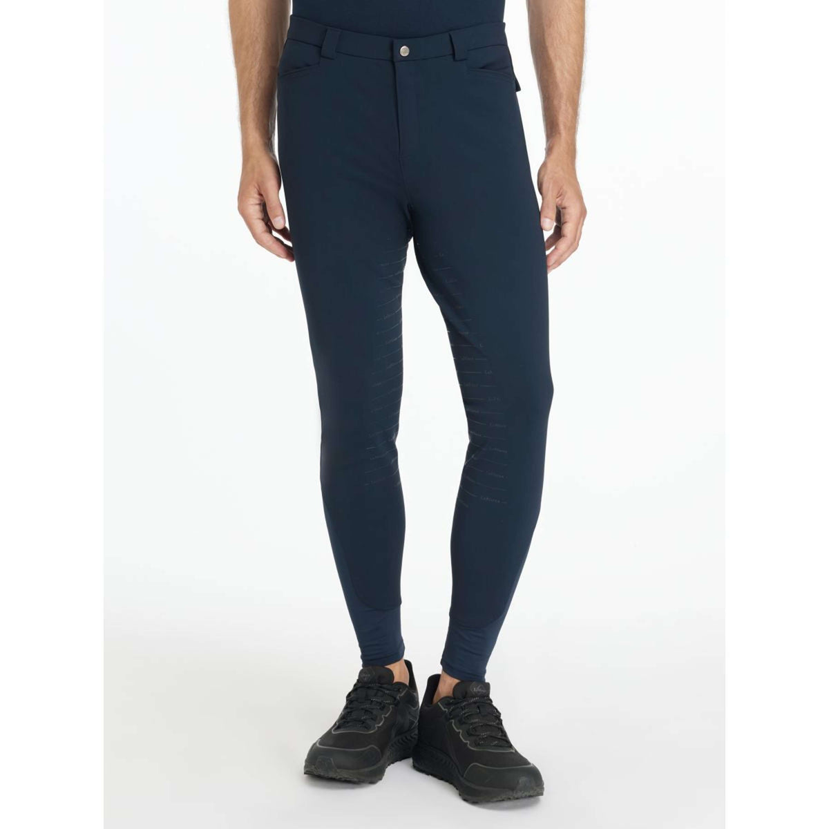 LeMieux Reithose Sports Full Grip Herren Navy