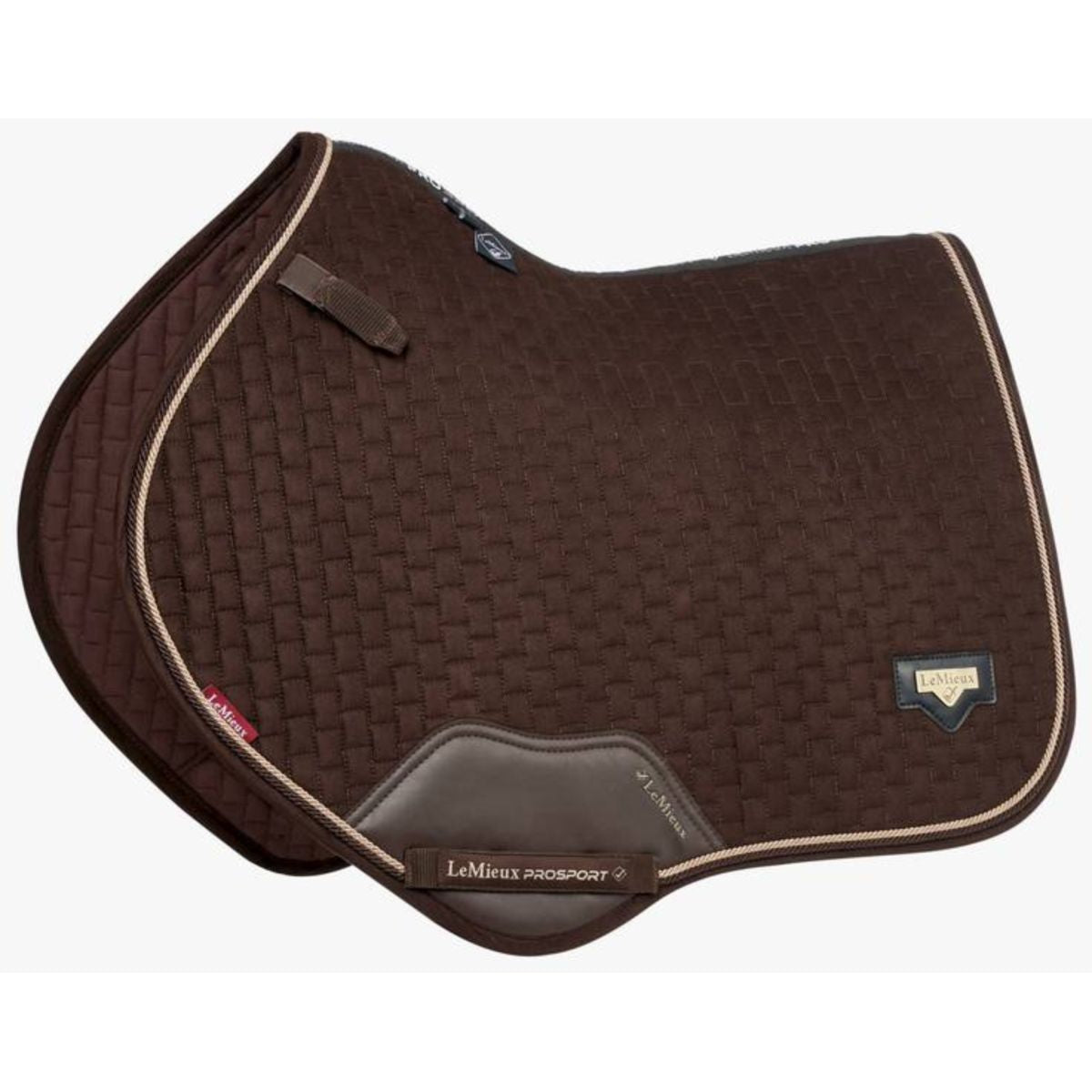 LeMieux Satteldecke Jumping Puissance Wildleder Braun