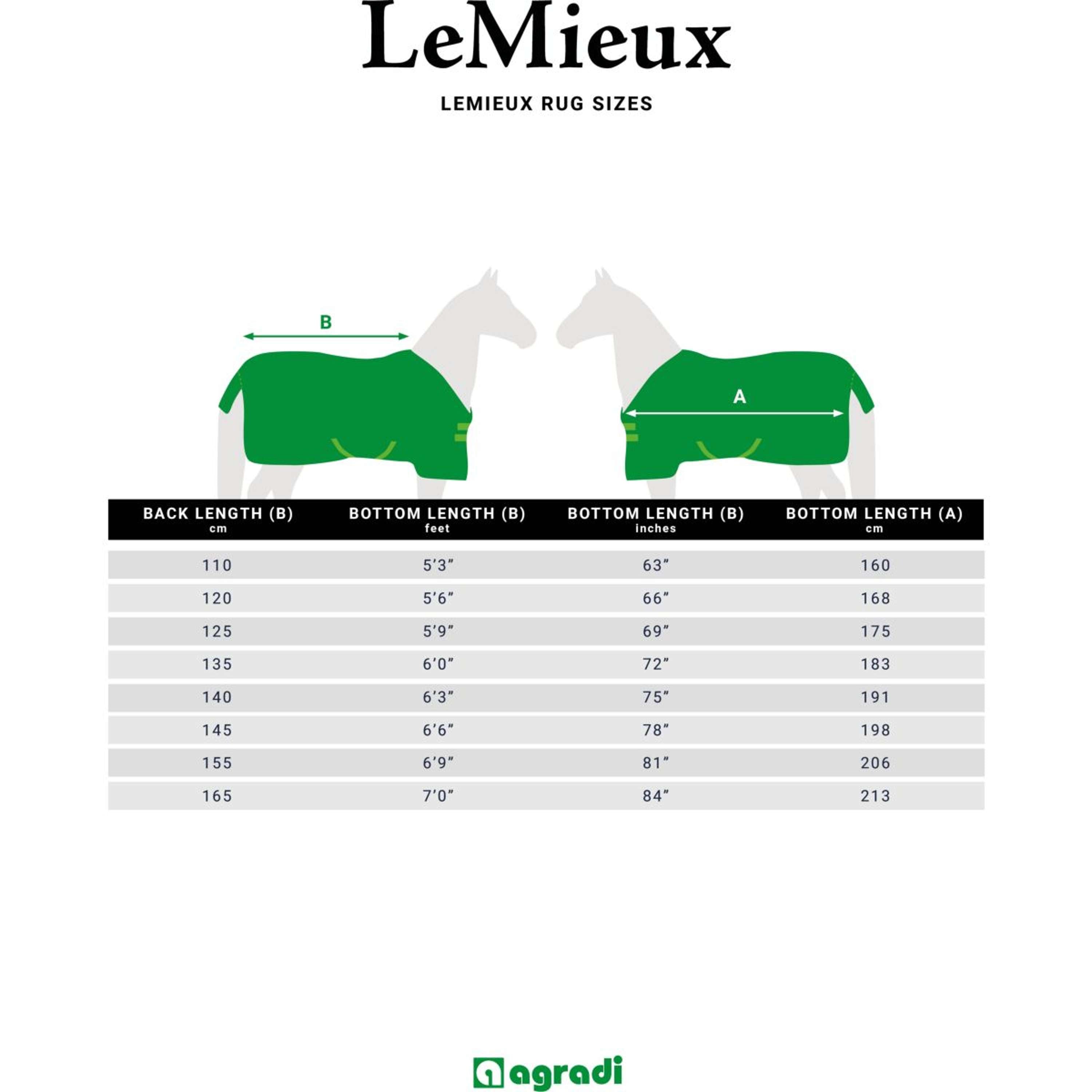 LeMieux Decke Kudos Turnout 350g Navy