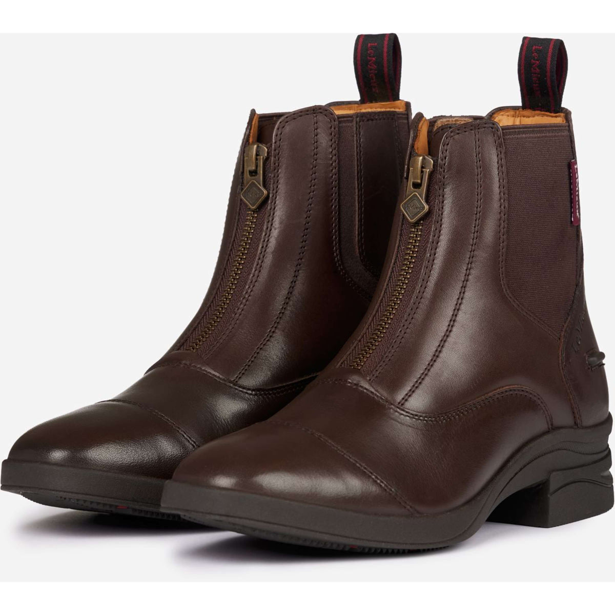 LeMieux Stiefeletten Junior Zip Braun