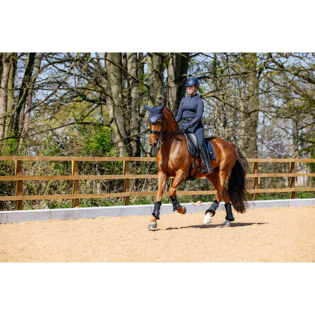 LeMieux Schabracke Puissance Suede Dressur Navy