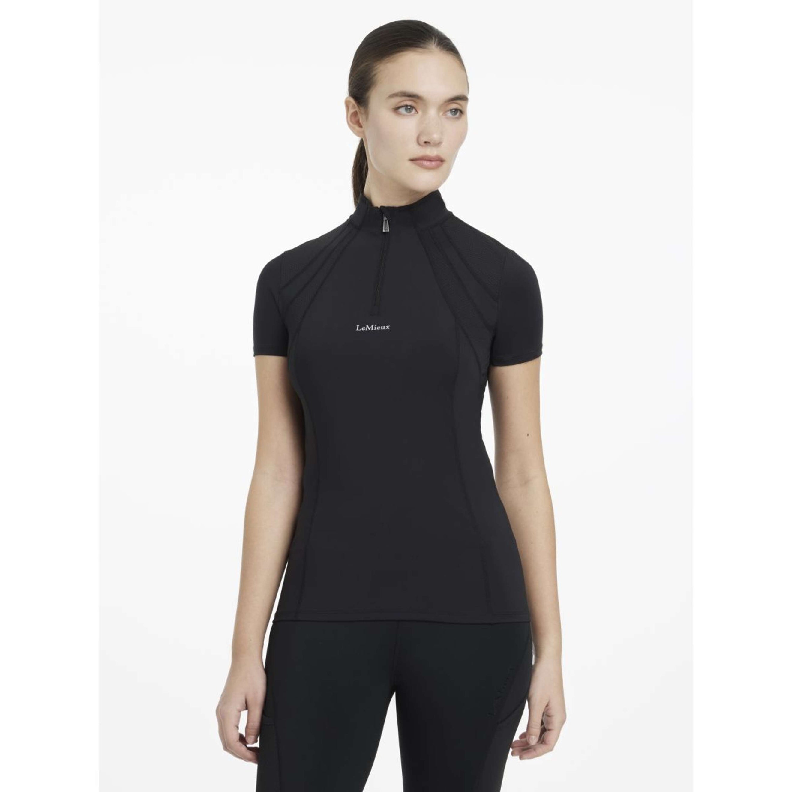 LeMieux Baselayer Mia Mesh Kurze Ärmel Schwarz