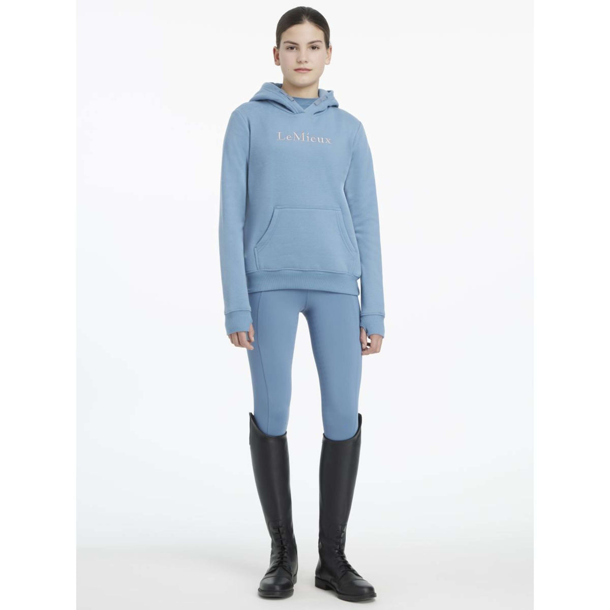LeMieux Hoodie Young Rider Classique Ice Blue