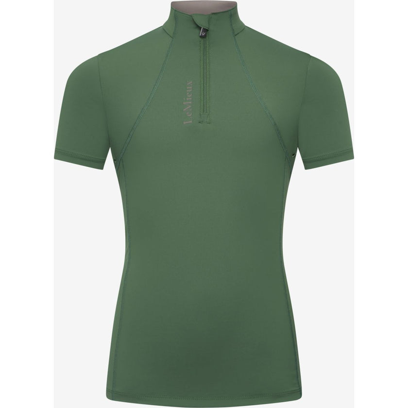 LeMieux Baselayer Young Rider Classique Kurze Ärmel Hunter Green