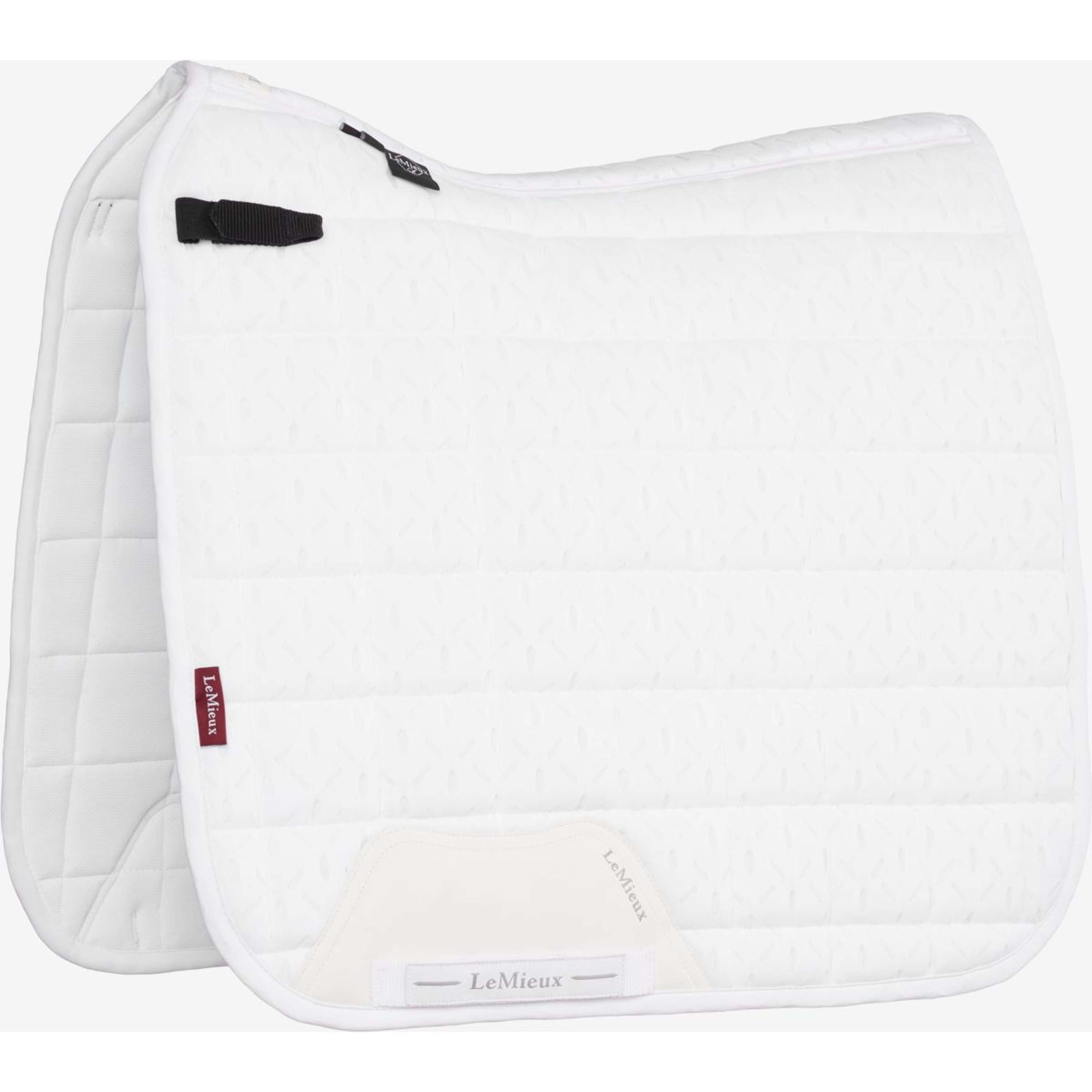 LeMieux Schabracke 3D Mesh Self-Cool Square Dressur Weiß