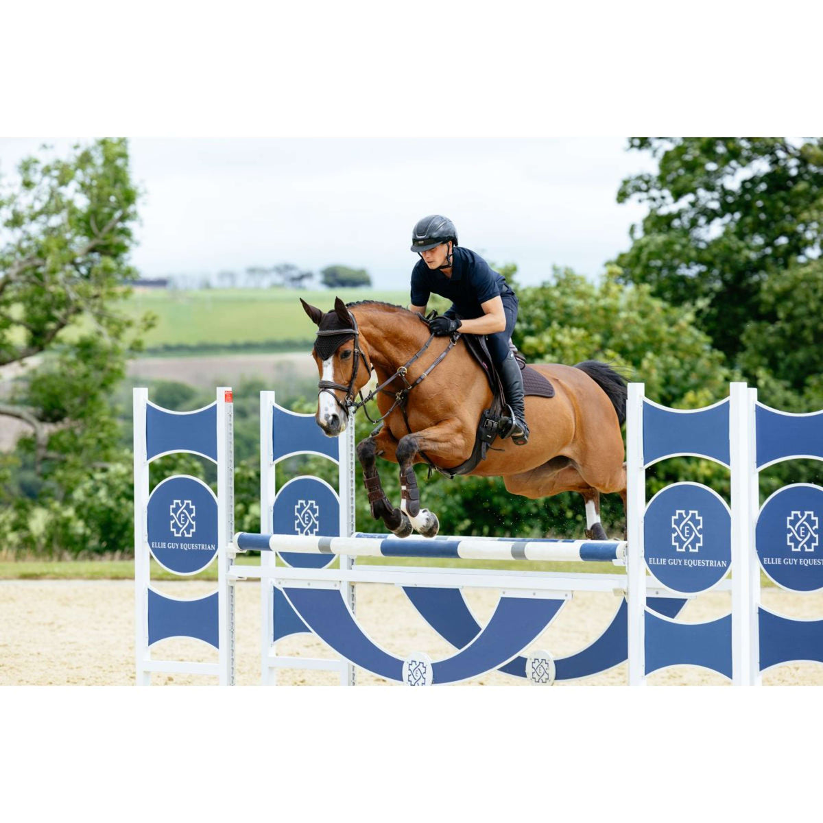 LeMieux Schabracke Cotton Square Close Contact Braun