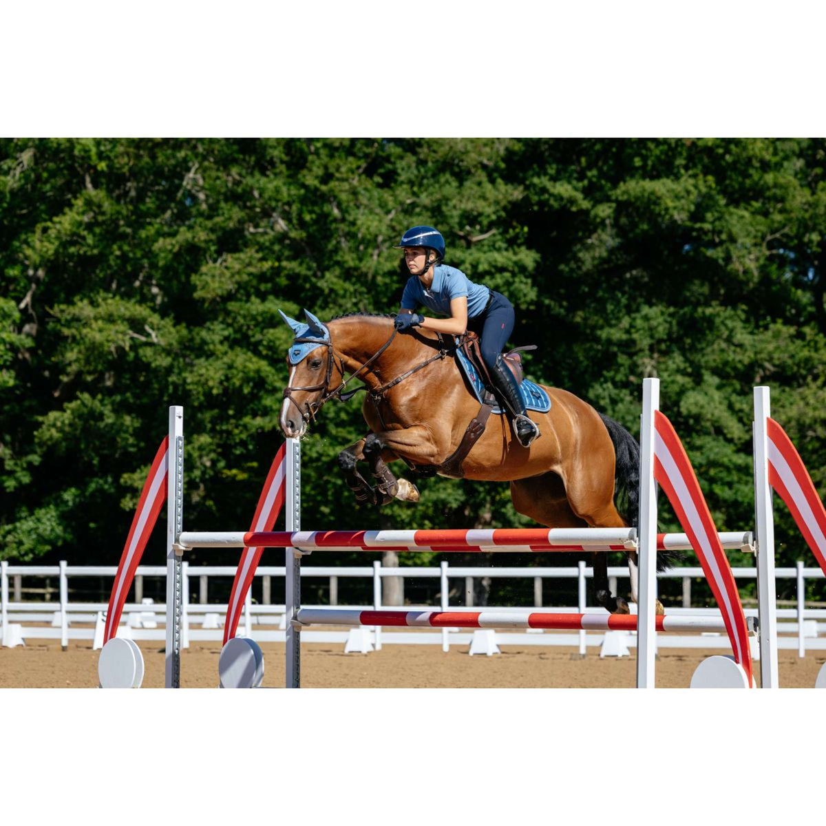 LeMieux Schabracke Loire Classic Square Close Contact Ice Blue