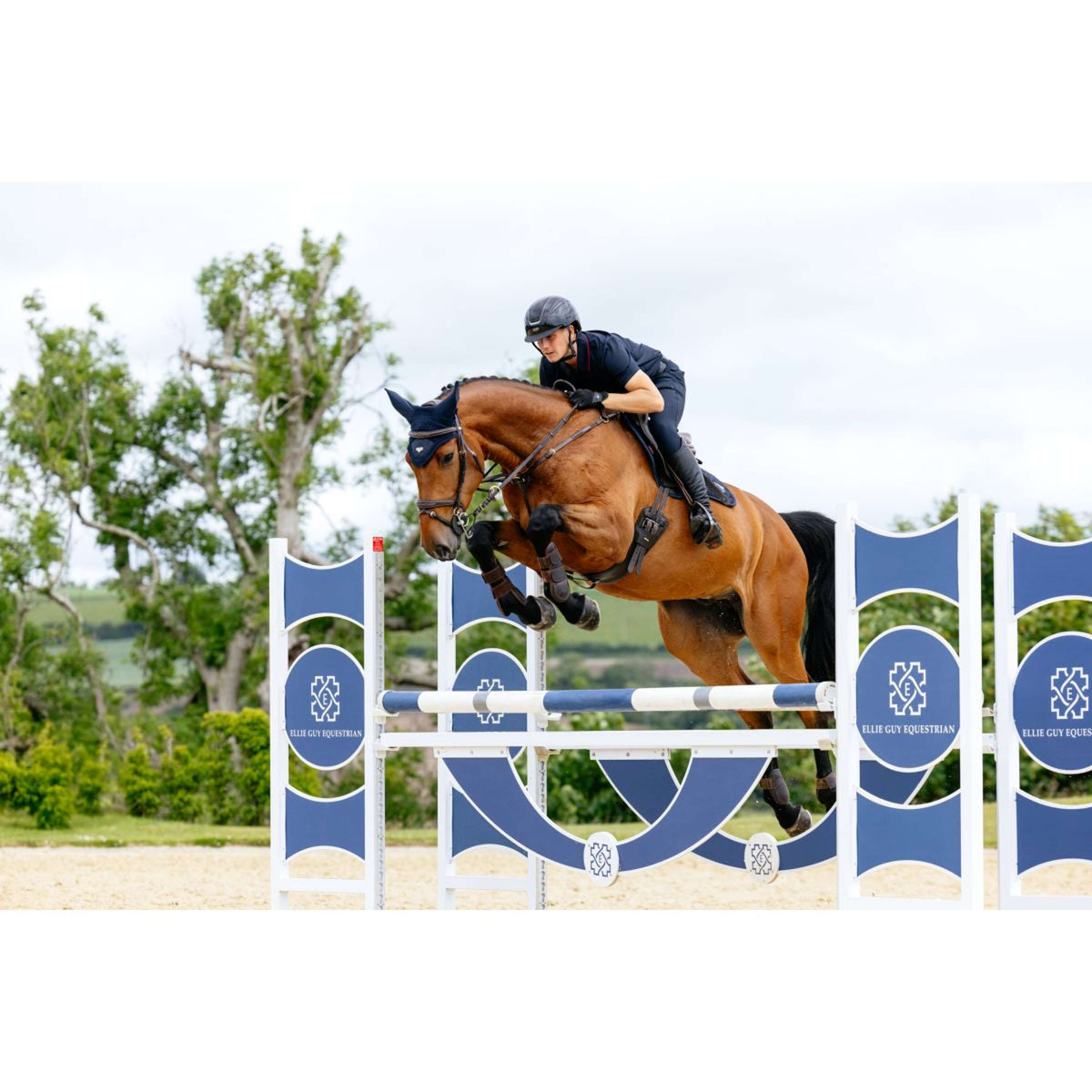 LeMieux Schabracke Loire Classic Square Close Contact Navy