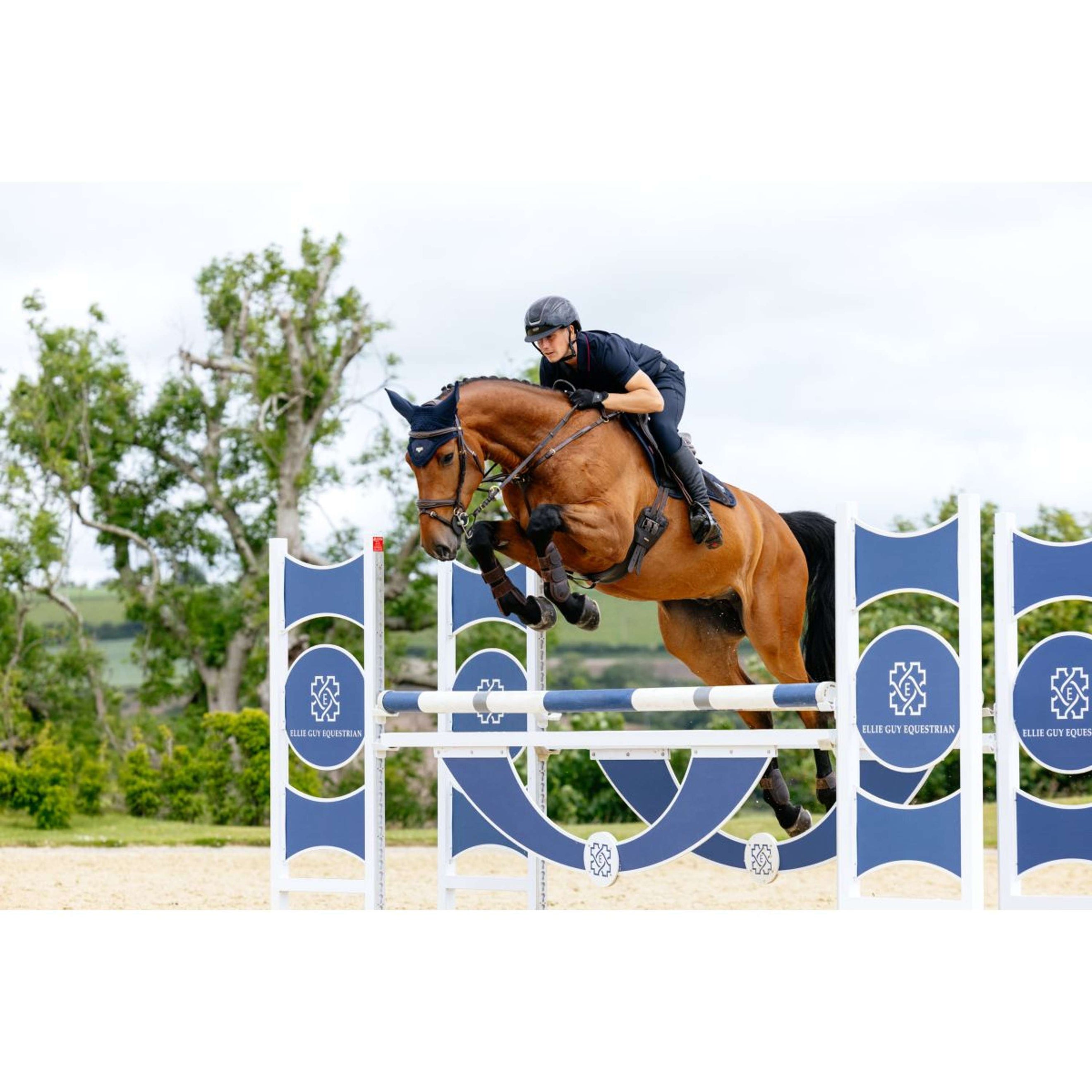 LeMieux Schabracke Loire Classic Square Close Contact Navy