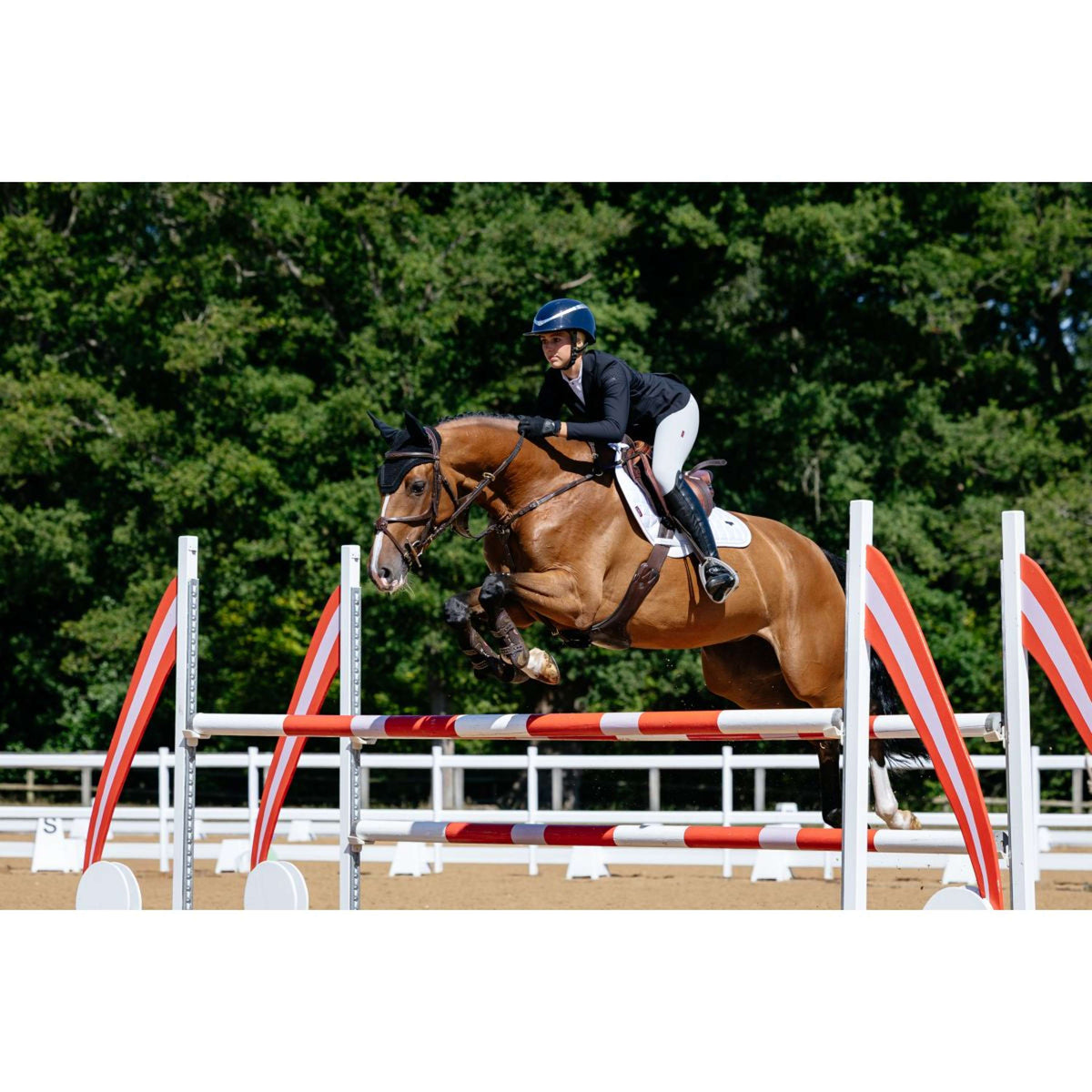 LeMieux Schabracke Loire Classic Square Close Contact Weiß