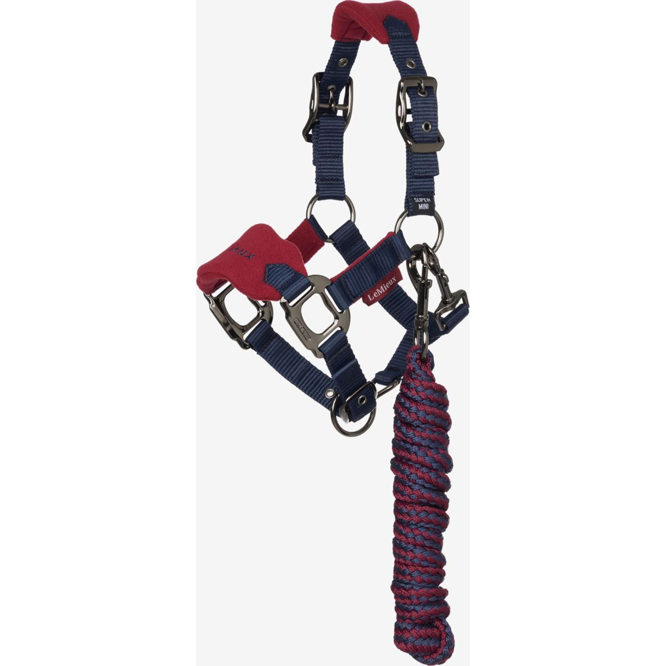 LeMieux Halfterset Mini Vogue Burgunderrot LeMieux Halfterset Mini Vogue Burgunderrot