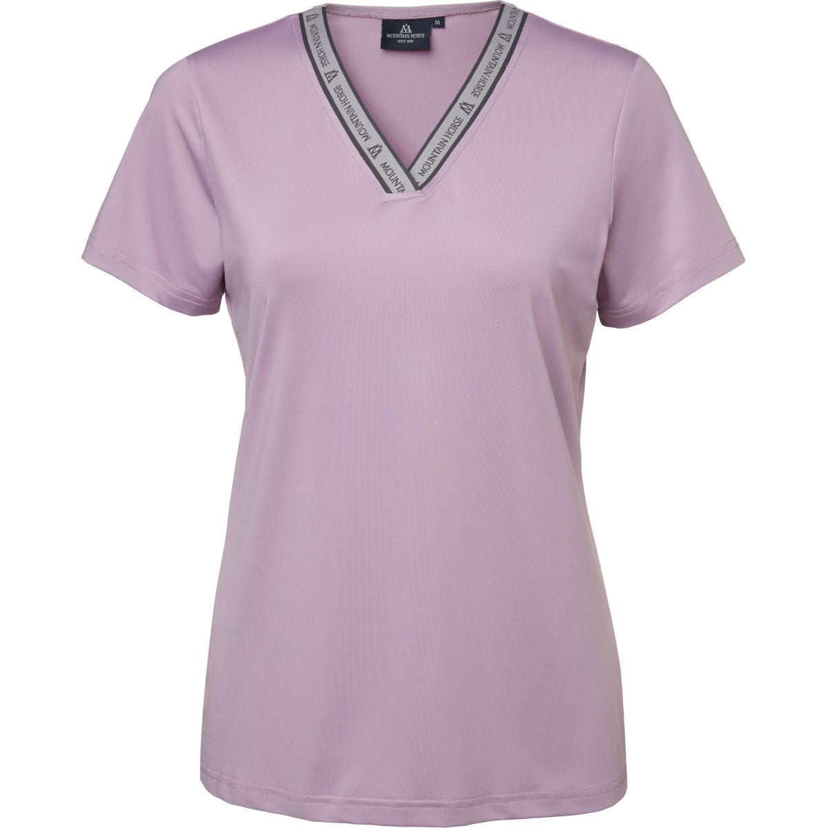 Mountain Horse T-Shirt Active Stripe Tech Mouve Pink