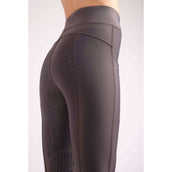 Montar Reitleggings Linnea Pull On Crystal Pocket Full Grip Grau