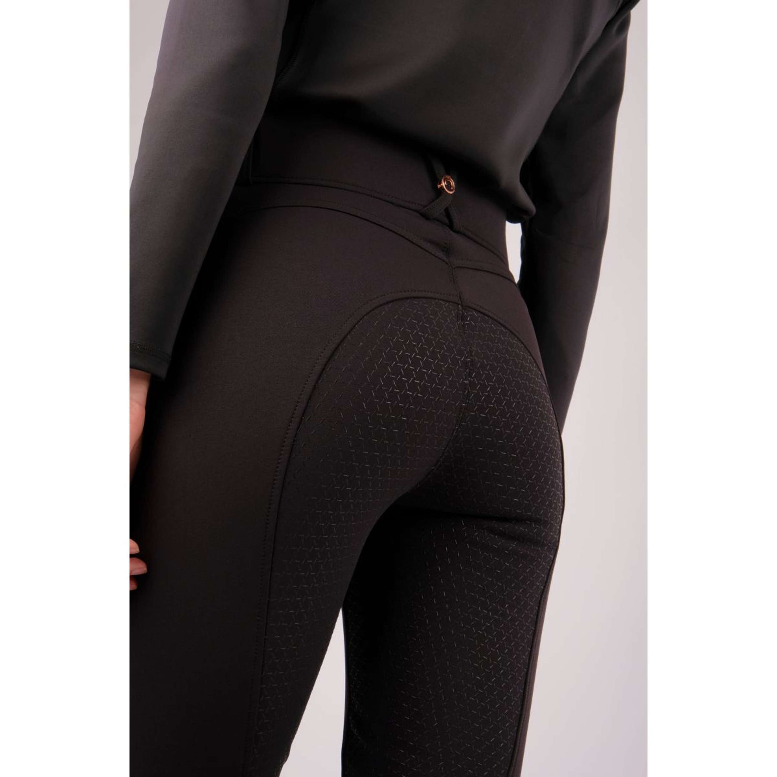 Montar Reithose Molly Rosegold Highwaist Full Grip Schwarz Montar Reithose Molly Rosegold Highwaist Full Grip Schwarz