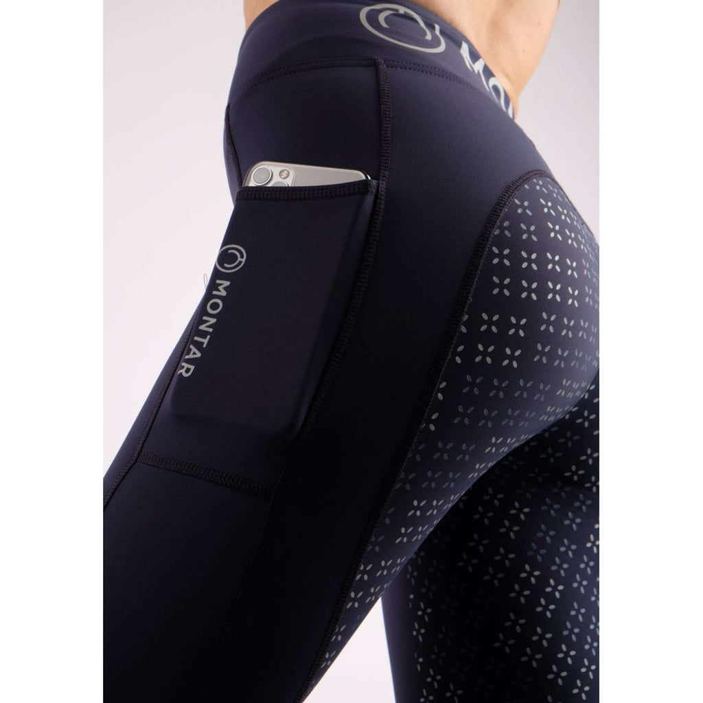 Montar Reitleggings Selena Pull On Full Grip Navy