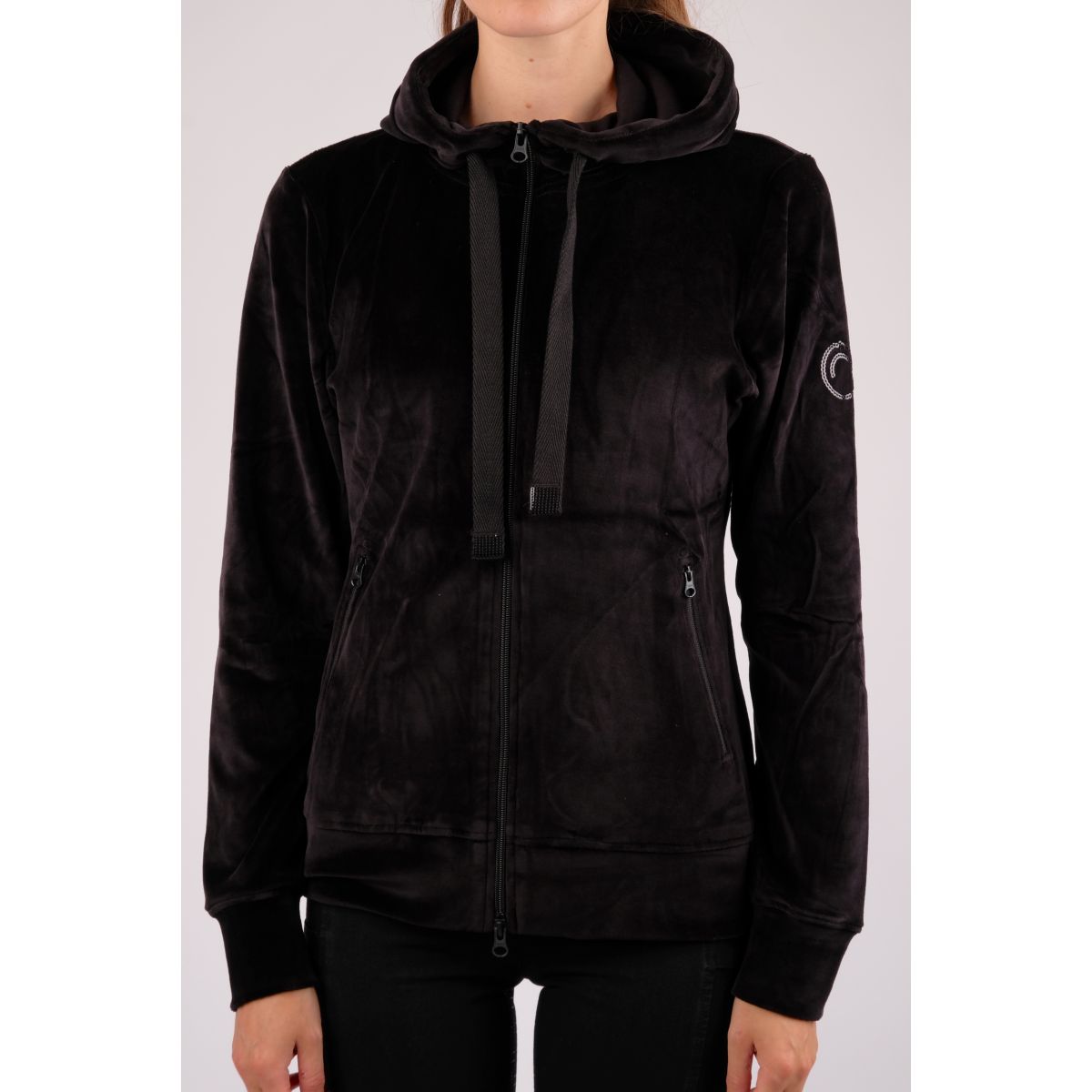 Montar Jacke Kamila Velvet Schwarz