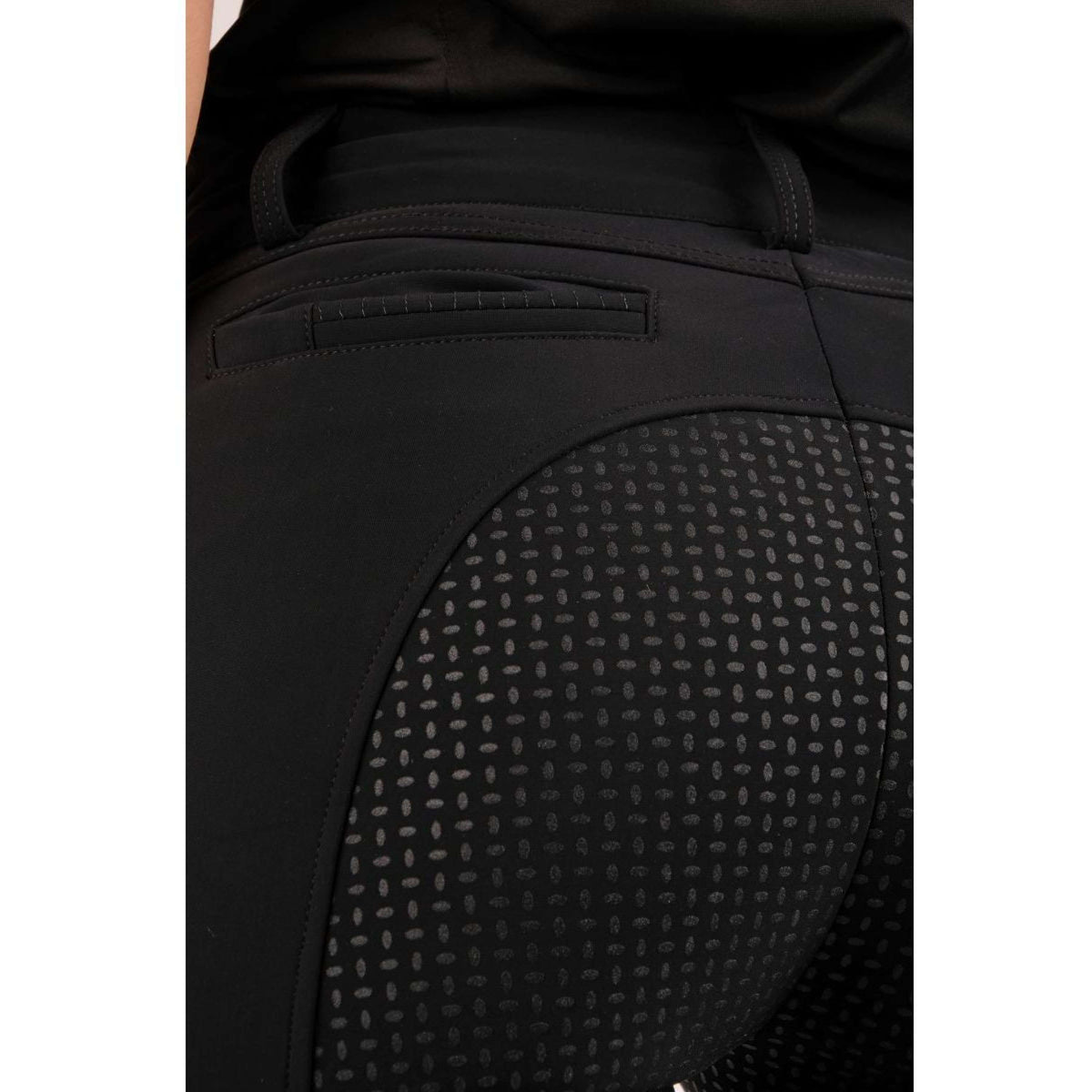 Montar Reithose Magnolia Softtech Full Grip Schwarz