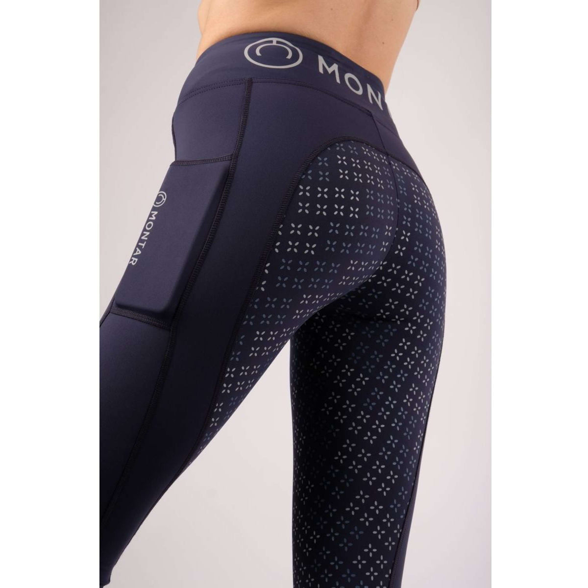 Montar Reitleggings Selena Pull On FullGrip Navy