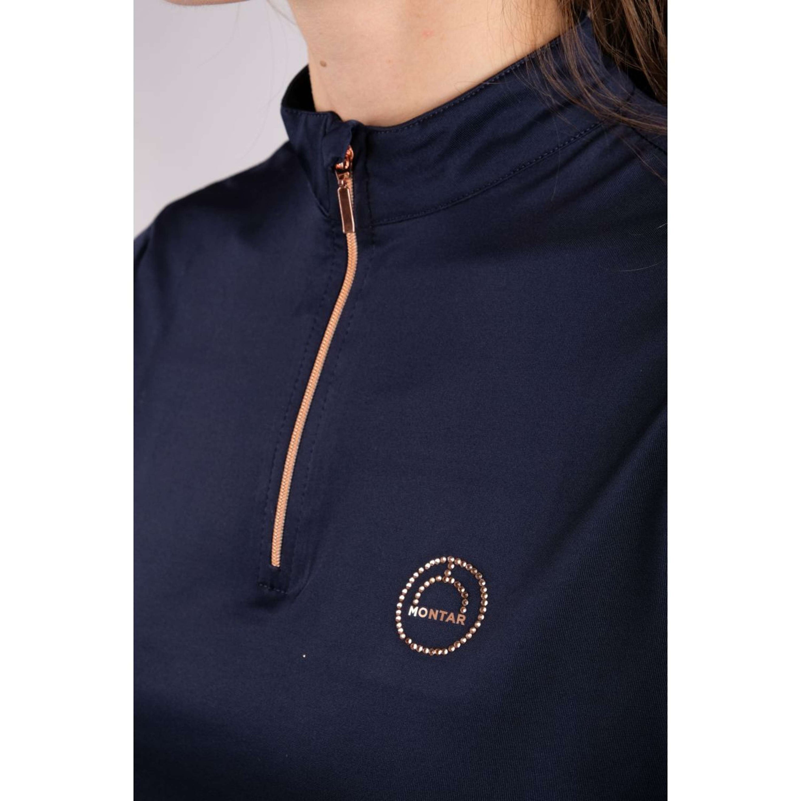 Montar Shirt Everly Rosegold Navy Montar Shirt Everly Rosegold Navy