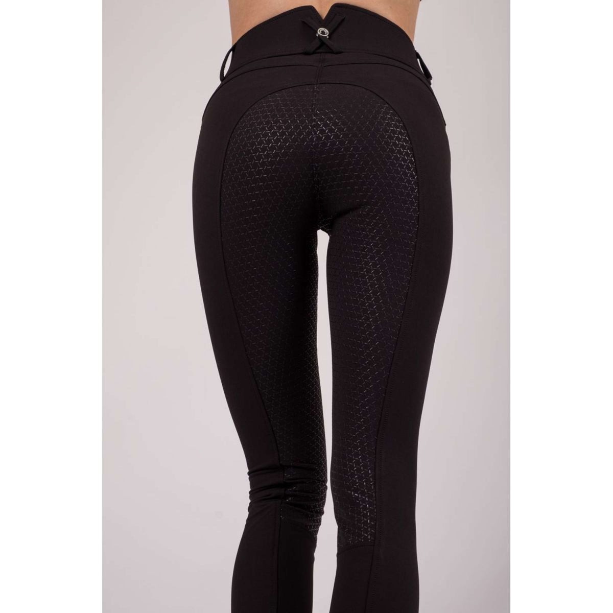 Montar Reithose Molly Highwaist Full Grip Schwarz