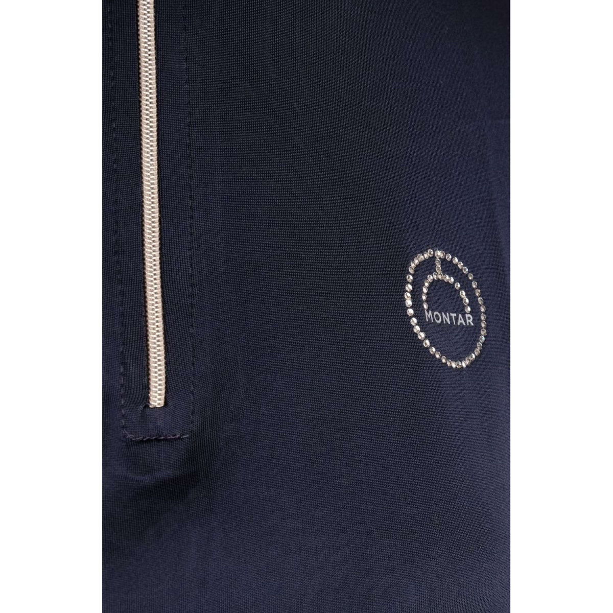 Montar Shirt Everly Crystal Logo Lange Ärmel Navy