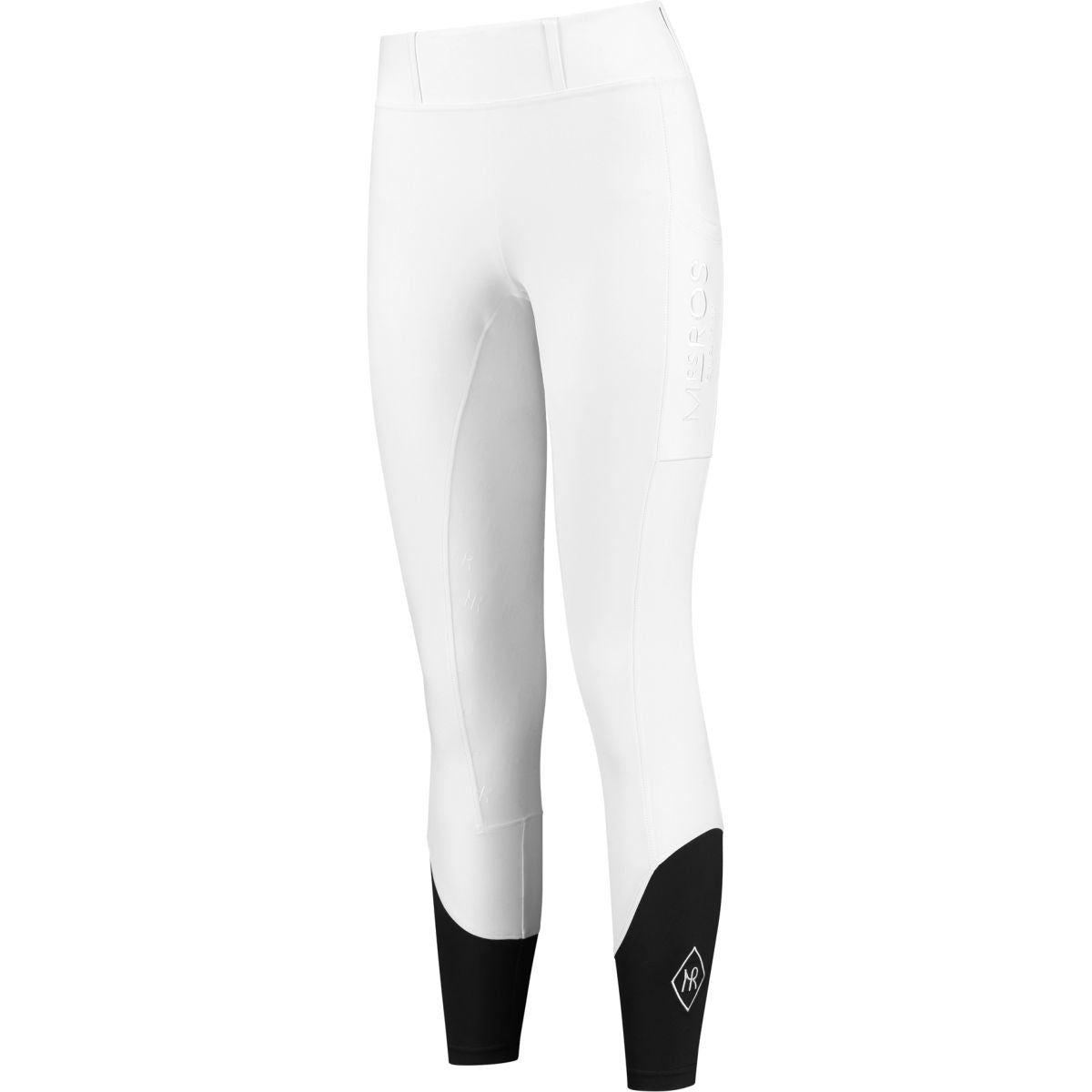 Mrs. Ros Reitleggings Silhouette Performance White