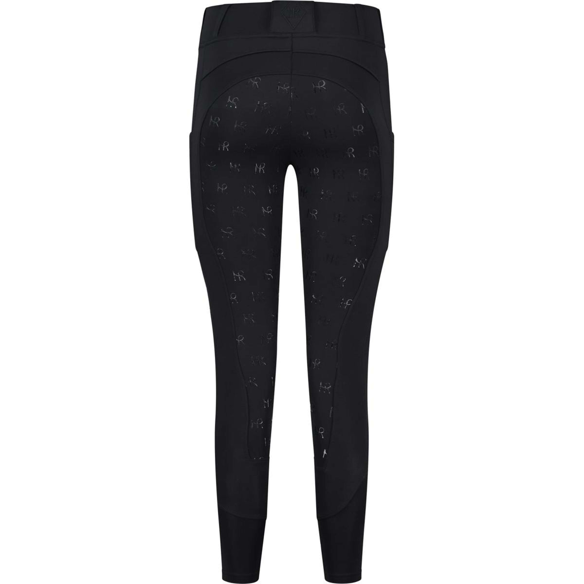 Mrs. Ros Reitleggings Silhouette Softshell Phantom Black