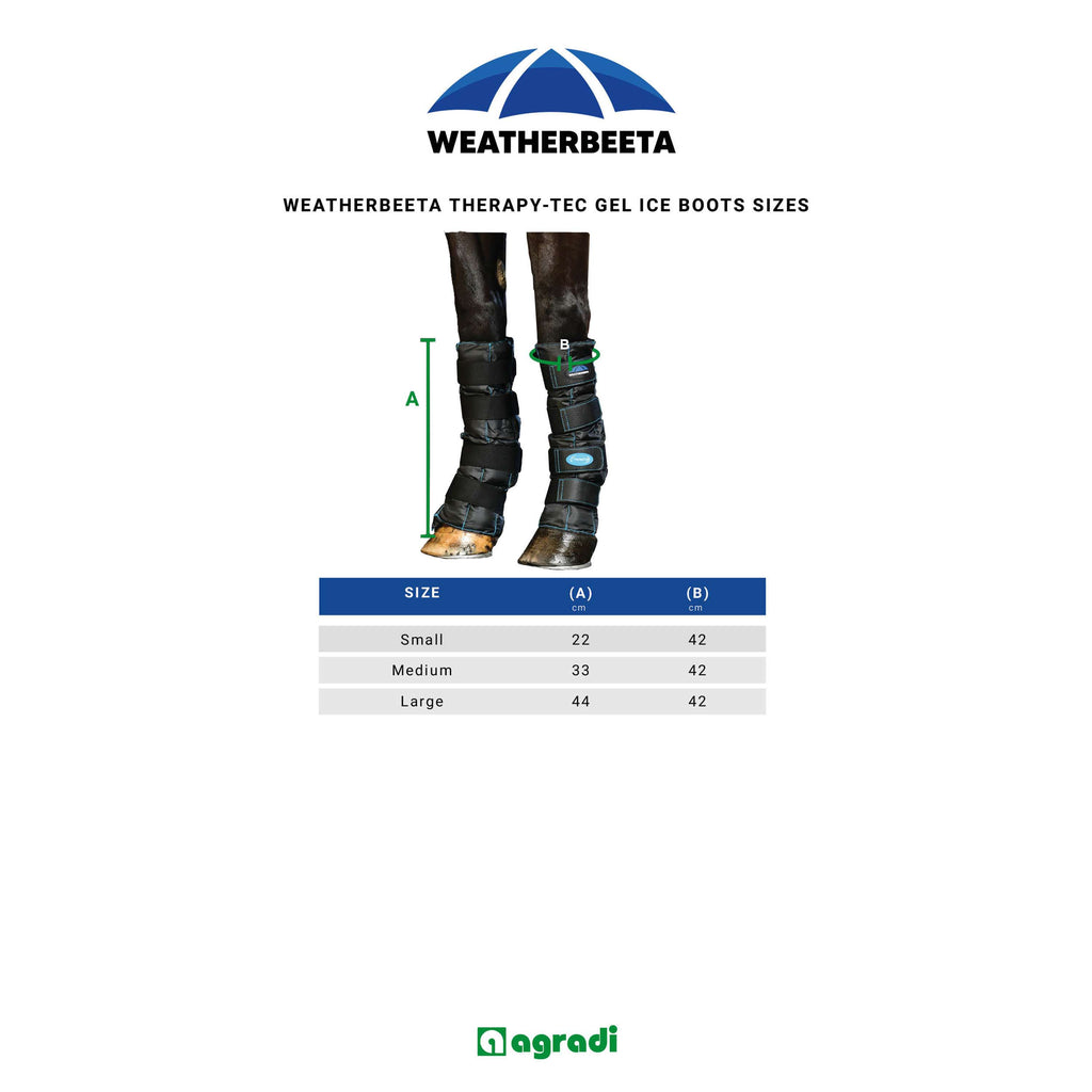 WeatherBeeta Ice Boots Therapy-Tec II Gel Schwarz