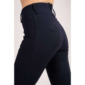 Montar Reitleggings Michelle Rosegold Logo Navy