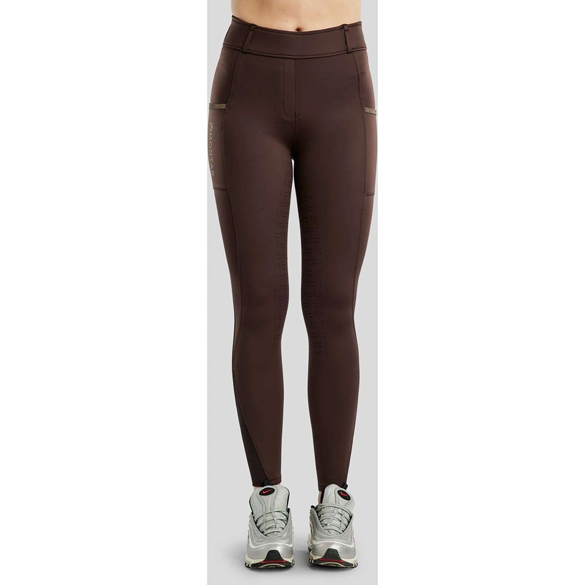 Montar Reitleggings MoGlenda Full Grip Braun