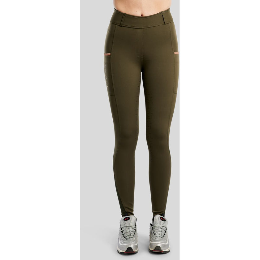 Montar Reitleggings MoGlenda Full Grip Olive Montar Reitleggings MoGlenda Full Grip Olive